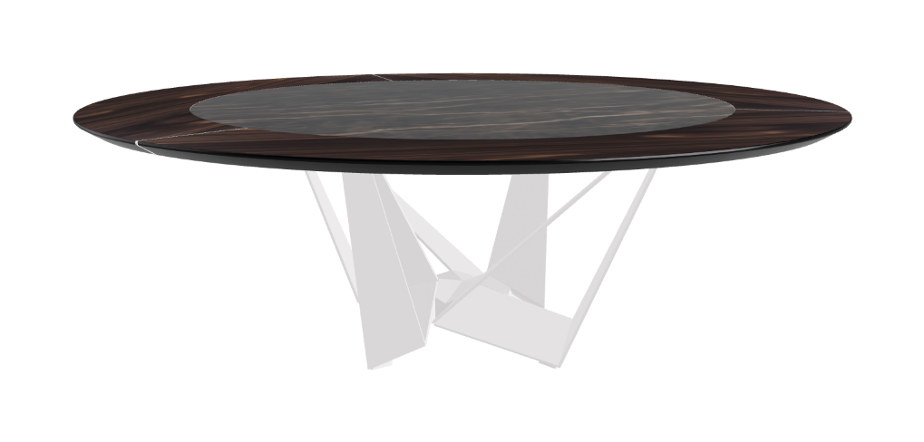 Cattelan Italia Skorpio Ker-Wood Round Dining Table 220