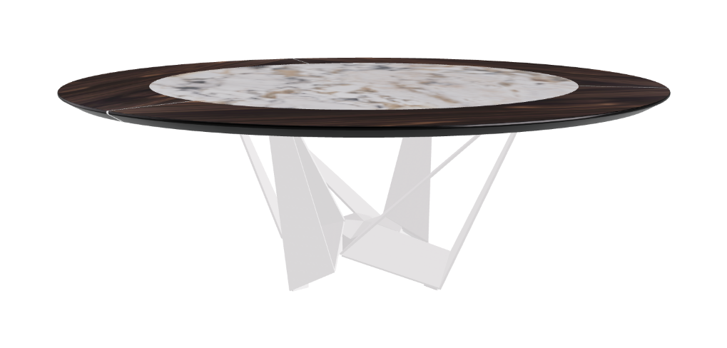 Cattelan Italia Skorpio Ker-Wood Round Dining Table 220