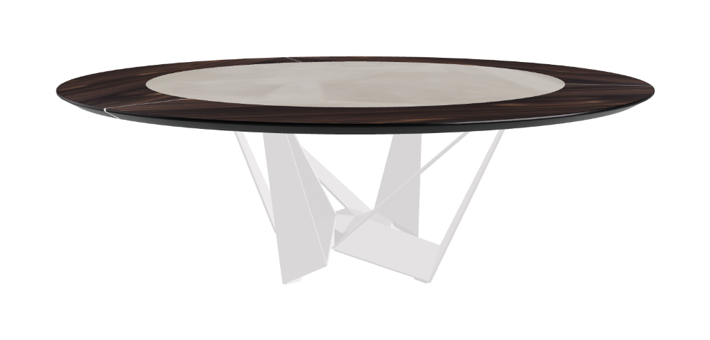 Cattelan Italia Skorpio Ker-Wood Round Dining Table 220