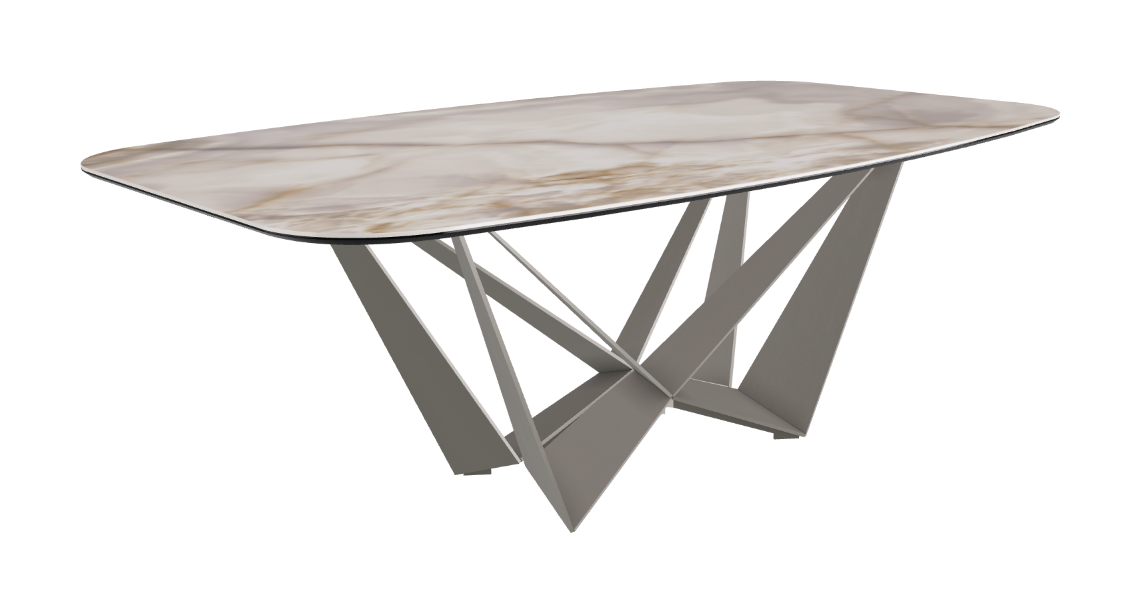 Cattelan Italia Skorpio Keramik Barrel Shaped Dining Table 200 & 240
