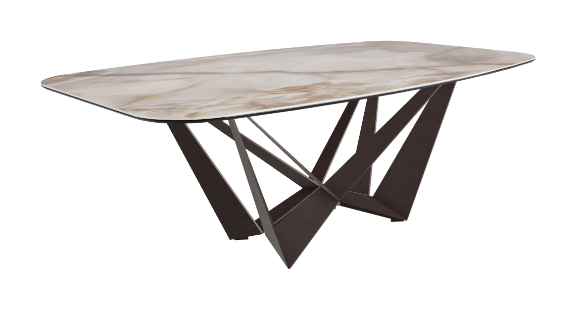 Cattelan Italia Skorpio Keramik Barrel Shaped Dining Table 200 & 240