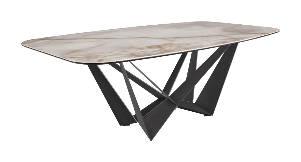 Cattelan Italia Skorpio Keramik Barrel Shaped Dining Table 200 & 240