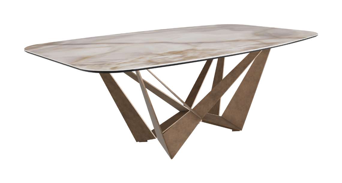 Cattelan Italia Skorpio Keramik Barrel Shaped Dining Table 200 & 240
