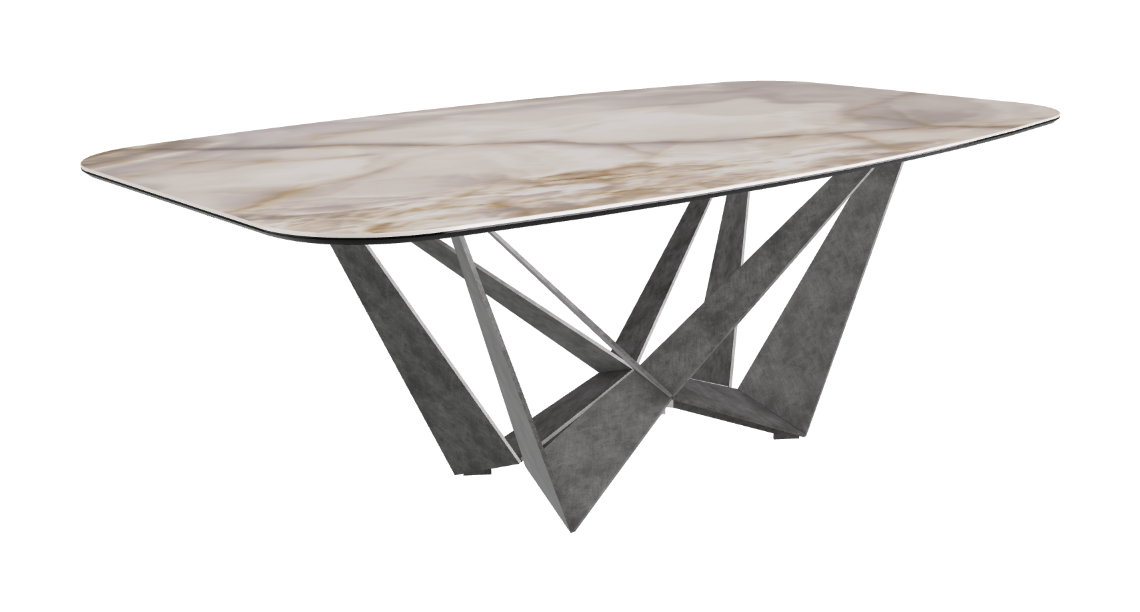 Cattelan Italia Skorpio Keramik Barrel Shaped Dining Table 200 & 240