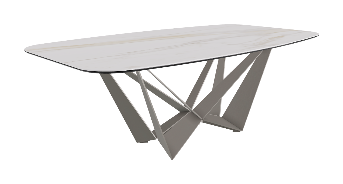 Cattelan Italia Skorpio Keramik Barrel Shaped Dining Table 200 & 240