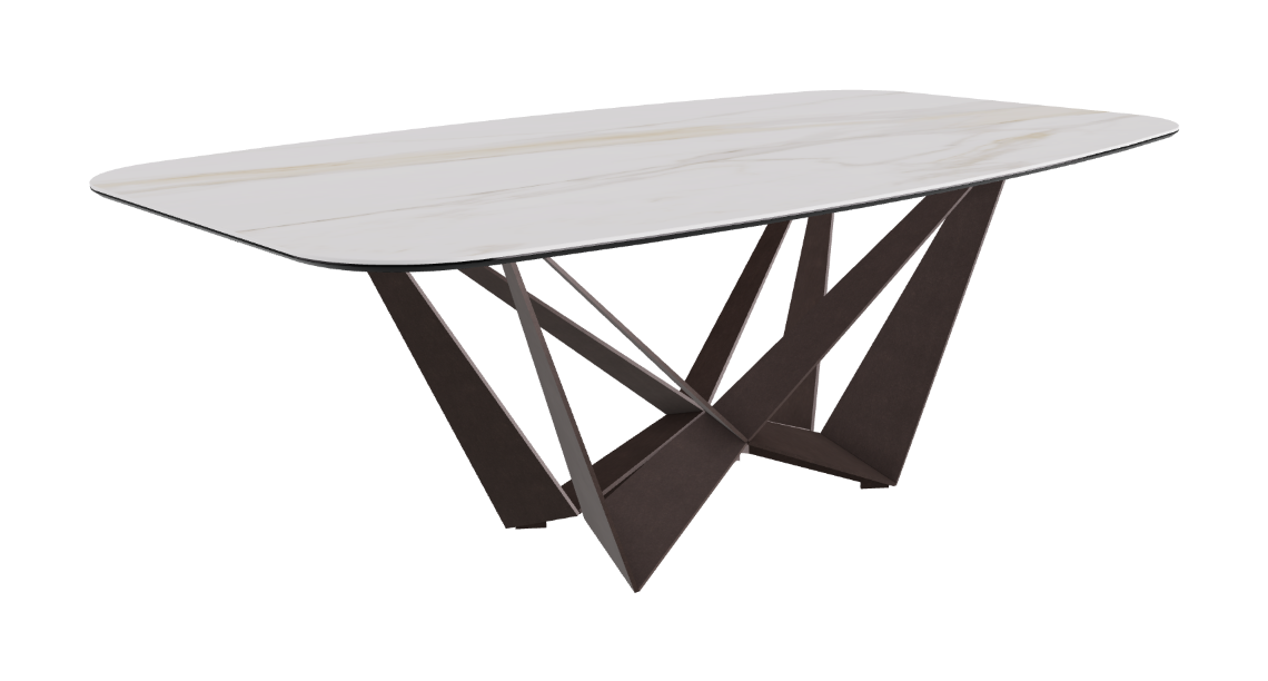 Cattelan Italia Skorpio Keramik Barrel Shaped Dining Table 200 & 240