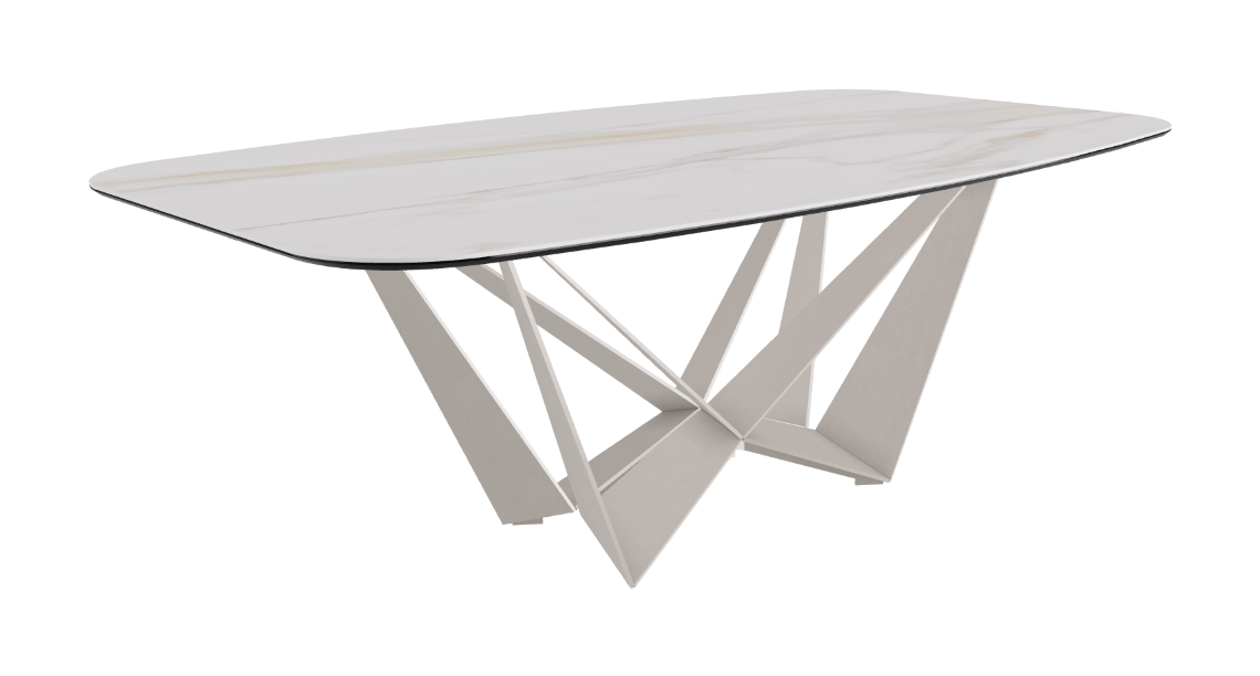 Cattelan Italia Skorpio Keramik Barrel Shaped Dining Table 200 & 240