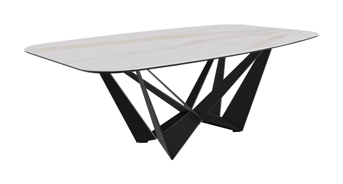 Cattelan Italia Skorpio Keramik Barrel Shaped Dining Table 200 & 240