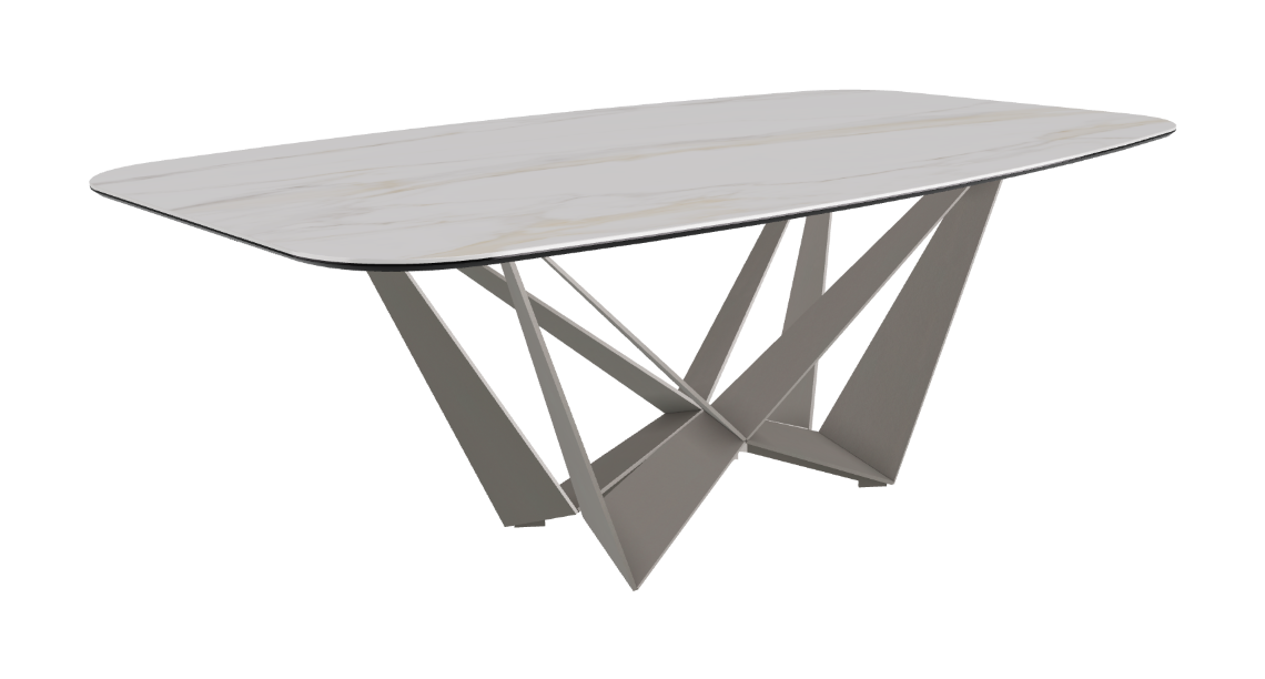 Cattelan Italia Skorpio Keramik Barrel Shaped Dining Table 200 & 240