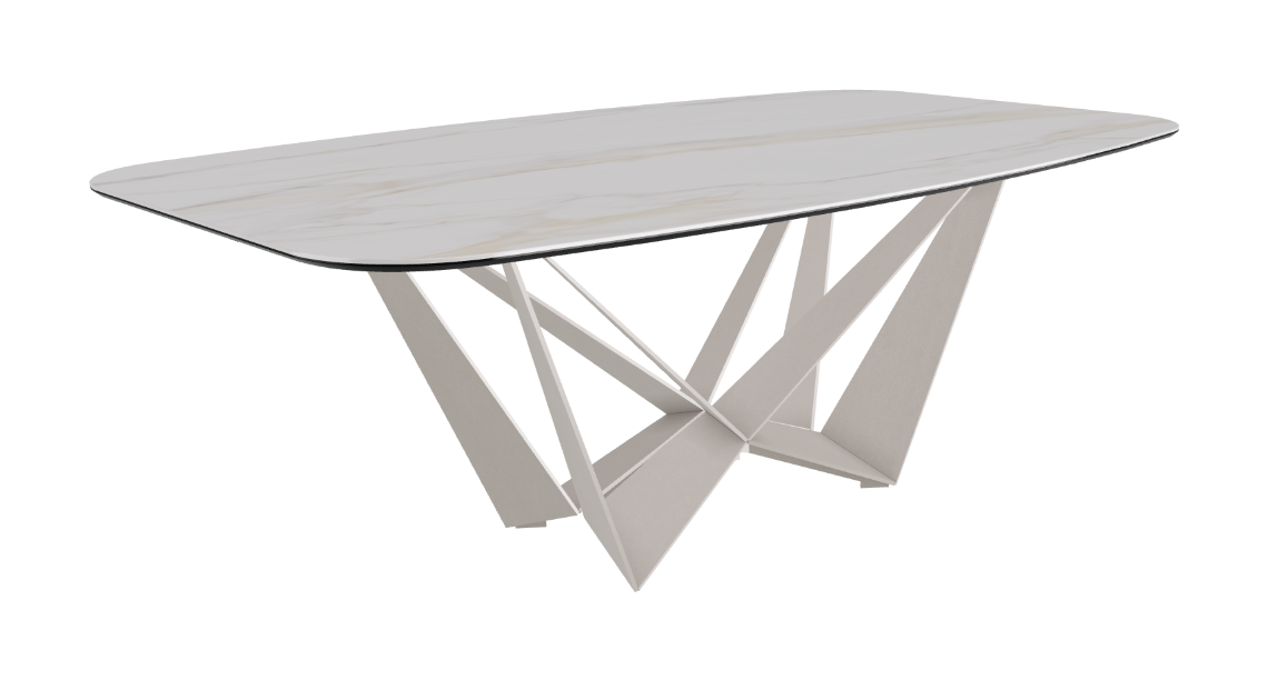 Cattelan Italia Skorpio Keramik Barrel Shaped Dining Table 200 & 240