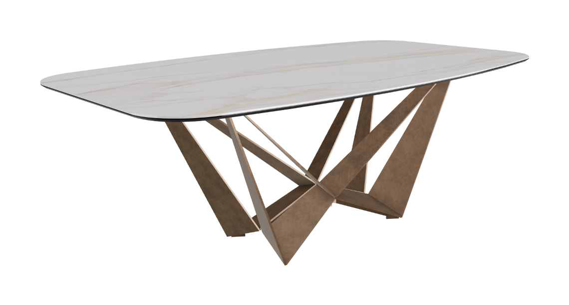Cattelan Italia Skorpio Keramik Barrel Shaped Dining Table 200 & 240