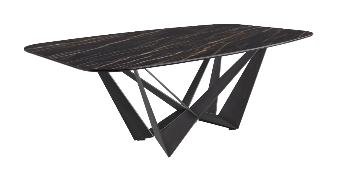 Cattelan Italia Skorpio Keramik Barrel Shaped Dining Table 200 & 240