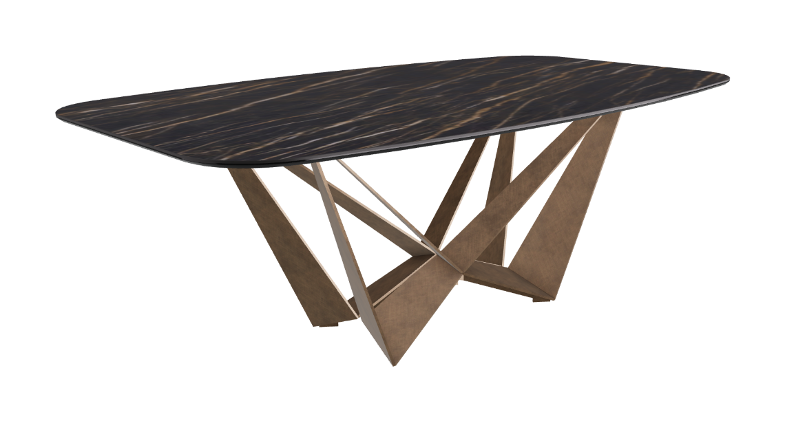 Cattelan Italia Skorpio Keramik Barrel Shaped Dining Table 200 & 240