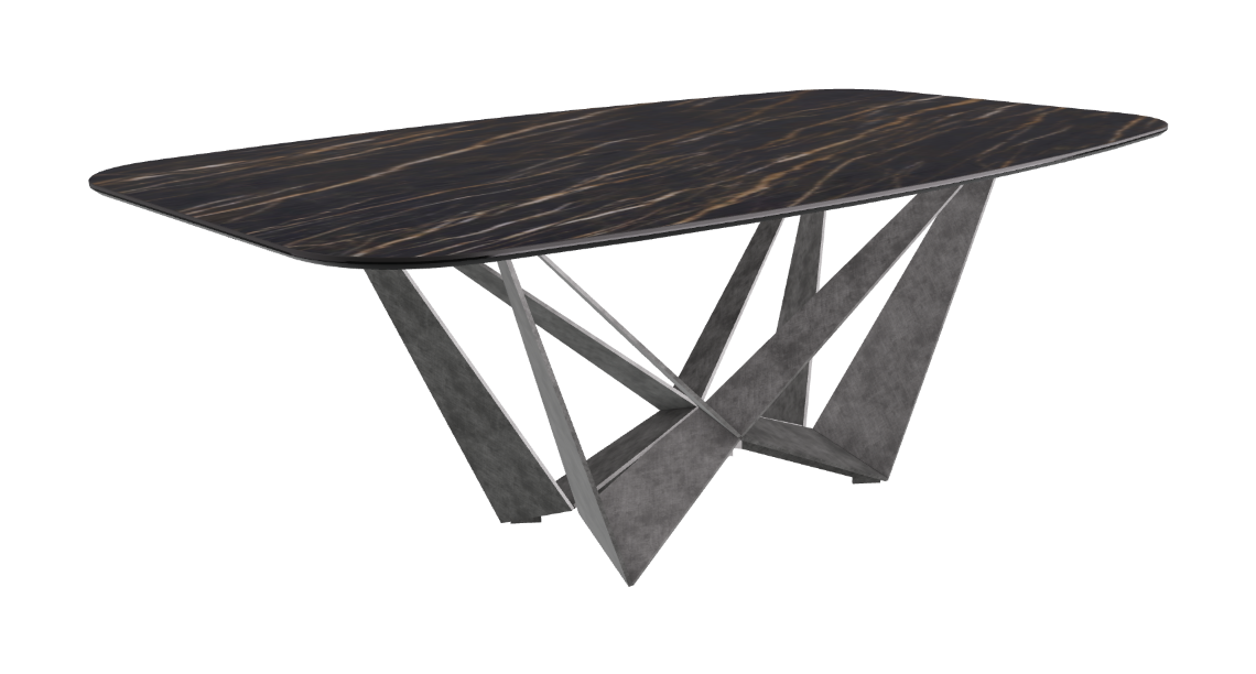 Cattelan Italia Skorpio Keramik Barrel Shaped Dining Table 200 & 240