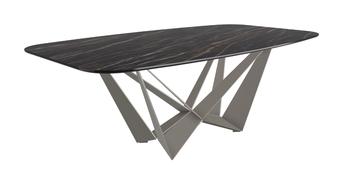 Cattelan Italia Skorpio Keramik Barrel Shaped Dining Table 200 & 240