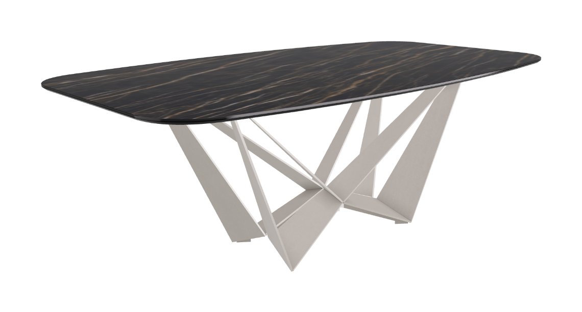 Cattelan Italia Skorpio Keramik Barrel Shaped Dining Table 200 & 240