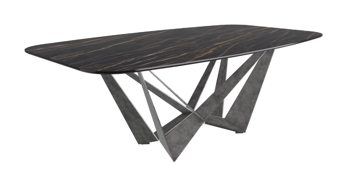 Cattelan Italia Skorpio Keramik Barrel Shaped Dining Table 200 & 240
