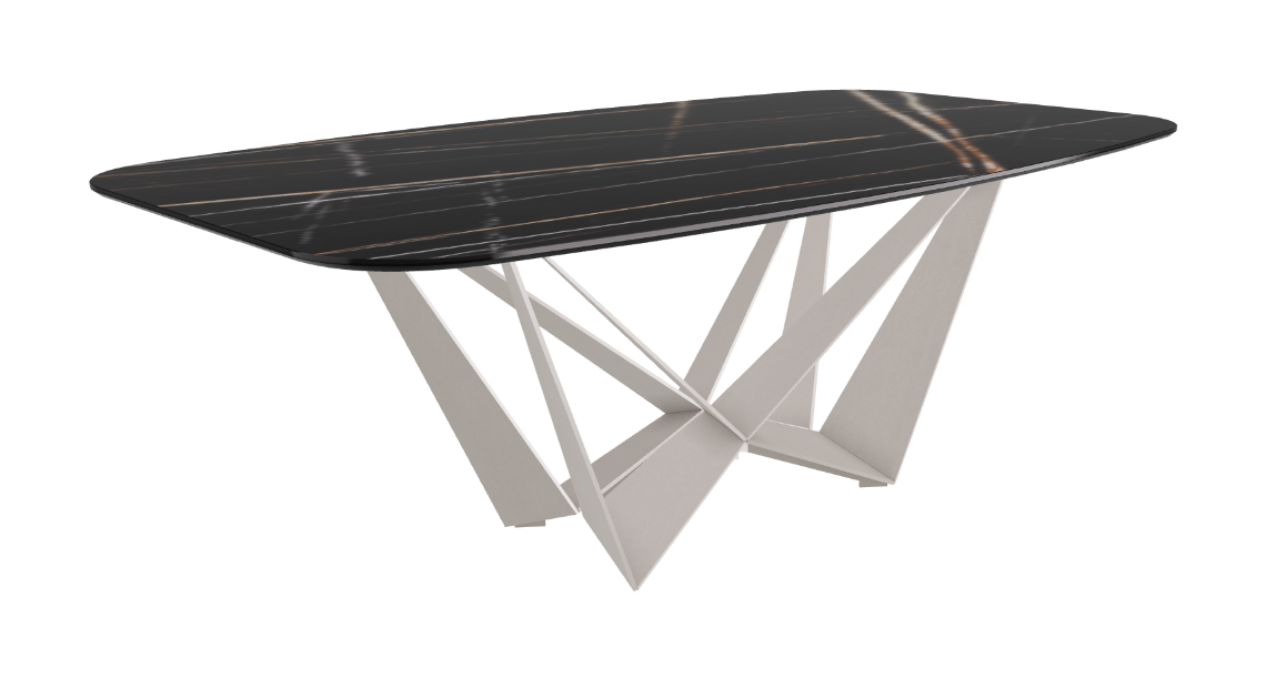 Cattelan Italia Skorpio Keramik Barrel Shaped Dining Table 200 & 240