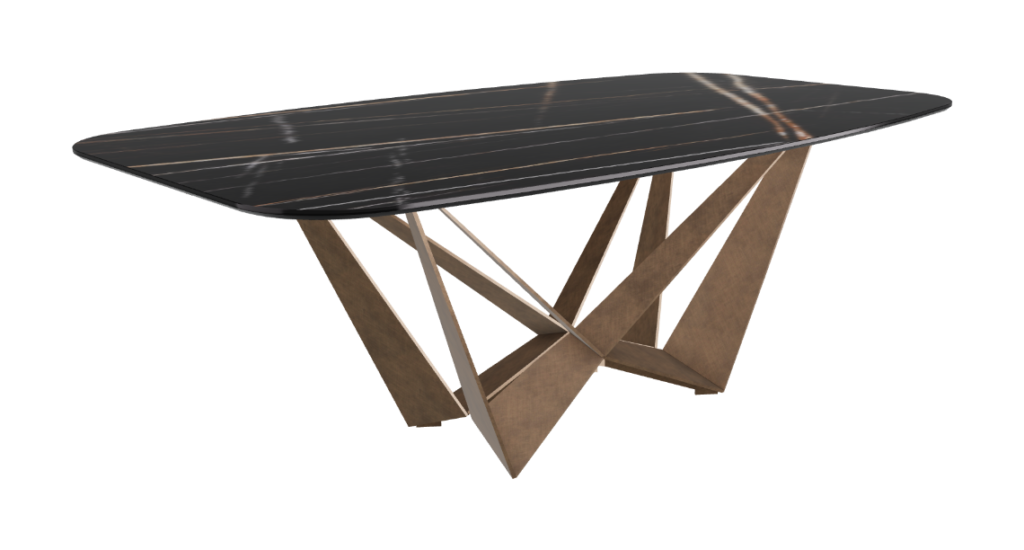 Cattelan Italia Skorpio Keramik Barrel Shaped Dining Table 200 & 240