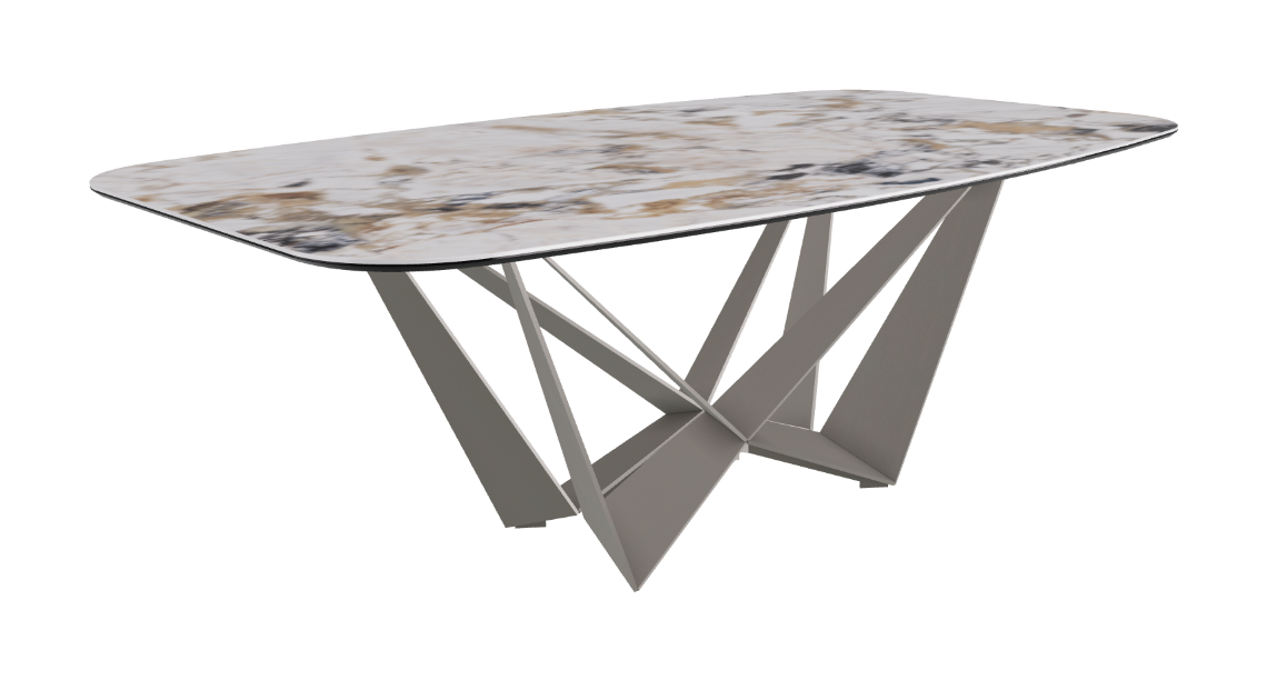 Cattelan Italia Skorpio Keramik Barrel Shaped Dining Table 200 & 240
