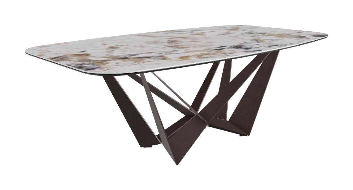 Cattelan Italia Skorpio Keramik Barrel Shaped Dining Table 200 & 240