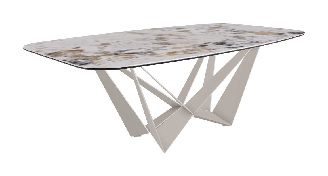Cattelan Italia Skorpio Keramik Barrel Shaped Dining Table 200 & 240
