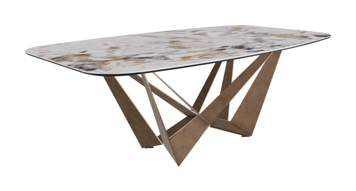 Cattelan Italia Skorpio Keramik Barrel Shaped Dining Table 200 & 240