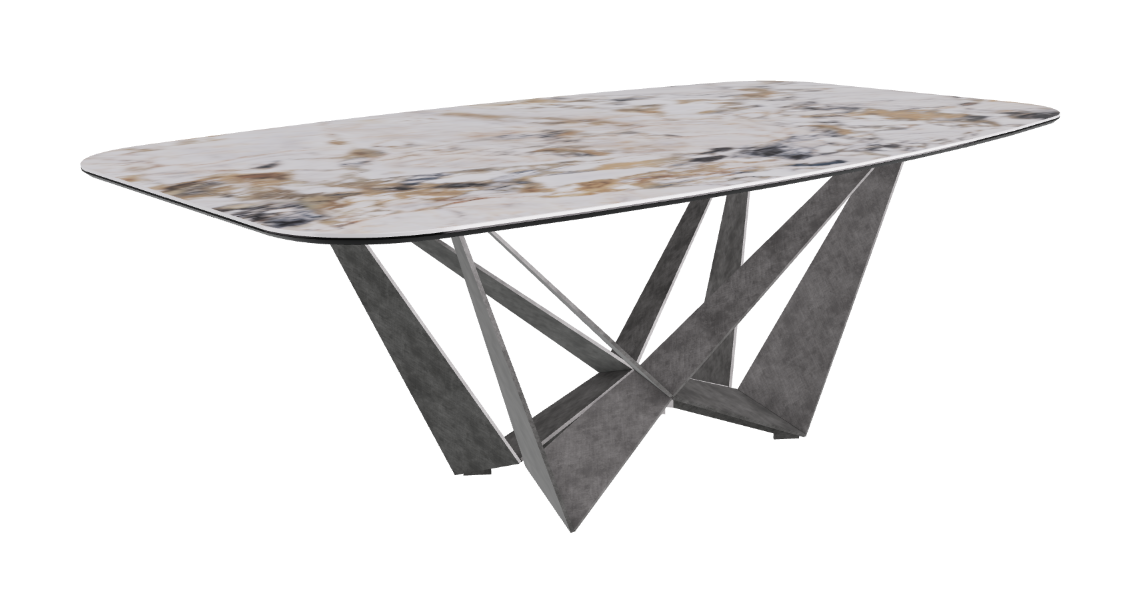Cattelan Italia Skorpio Keramik Barrel Shaped Dining Table 200 & 240