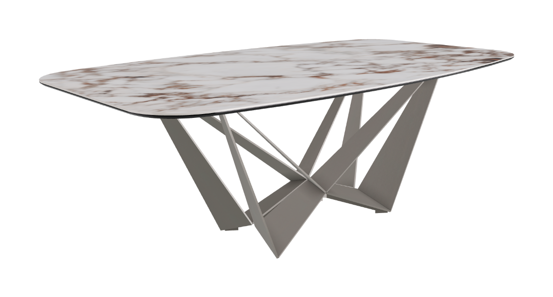 Cattelan Italia Skorpio Keramik Barrel Shaped Dining Table 200 & 240