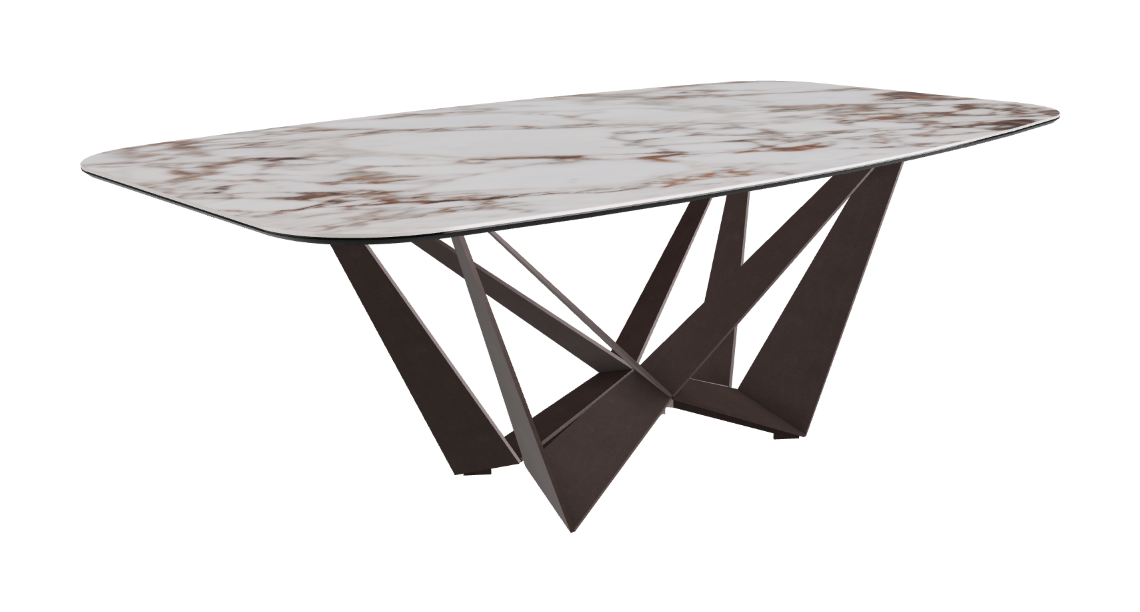 Cattelan Italia Skorpio Keramik Barrel Shaped Dining Table 200 & 240