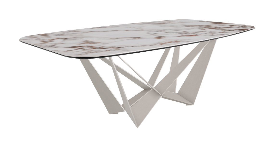 Cattelan Italia Skorpio Keramik Barrel Shaped Dining Table 200 & 240