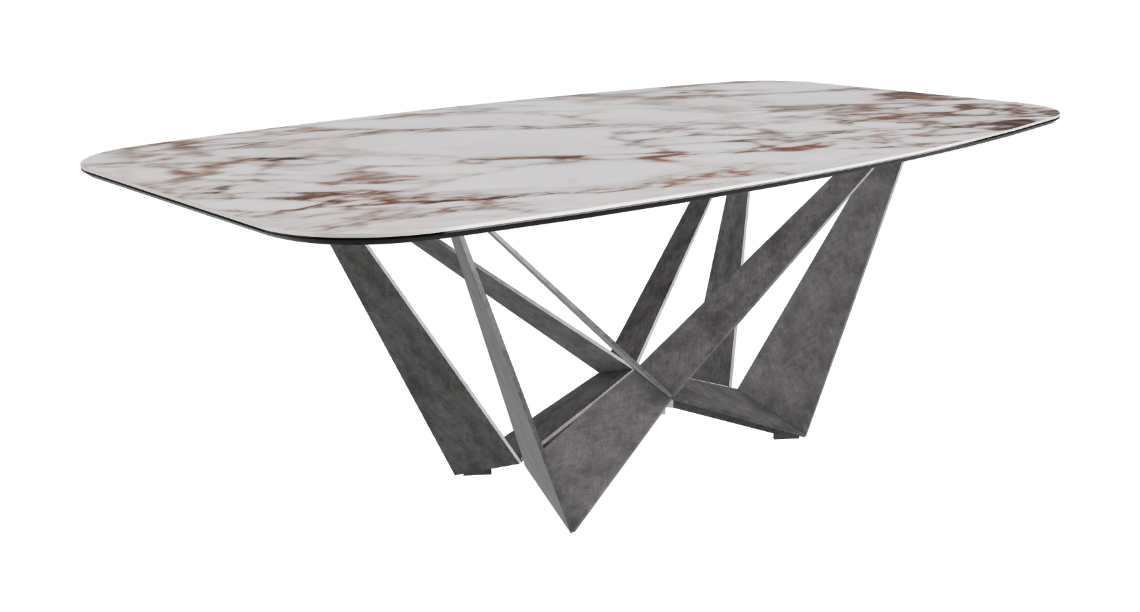 Cattelan Italia Skorpio Keramik Barrel Shaped Dining Table 200 & 240