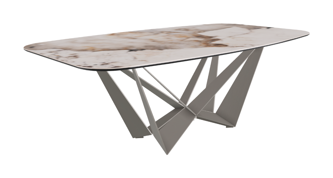 Cattelan Italia Skorpio Keramik Barrel Shaped Dining Table 200 & 240