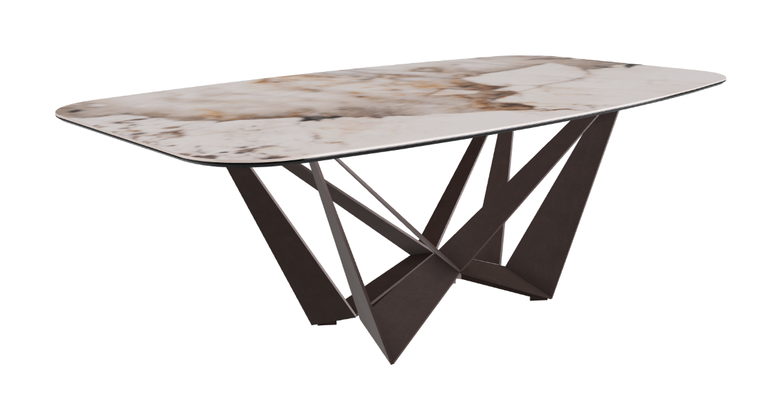Cattelan Italia Skorpio Keramik Barrel Shaped Dining Table 200 & 240