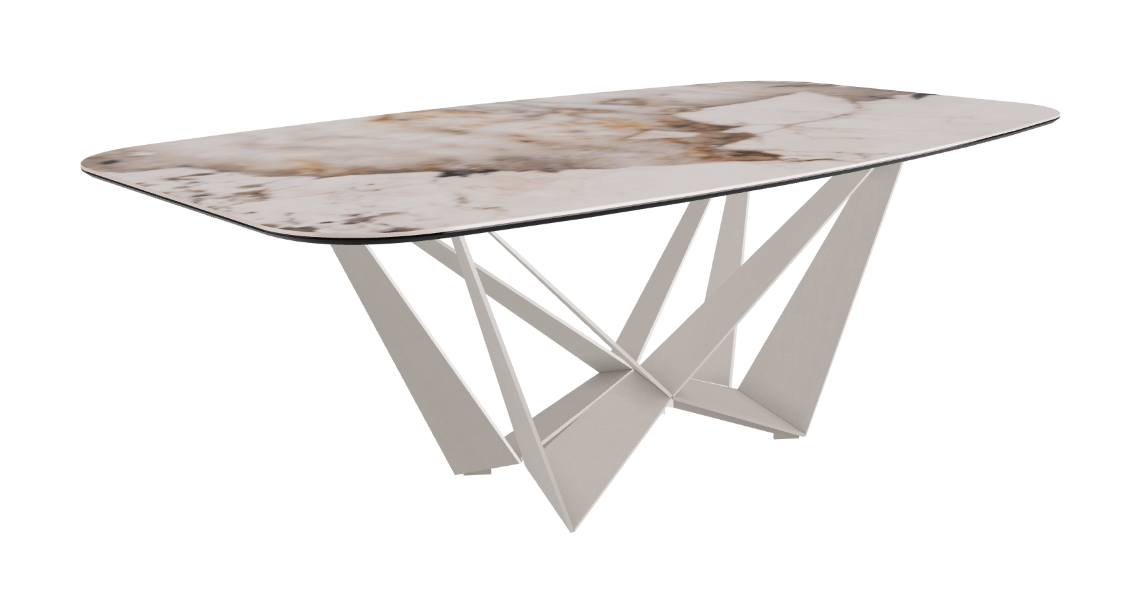Cattelan Italia Skorpio Keramik Barrel Shaped Dining Table 200 & 240