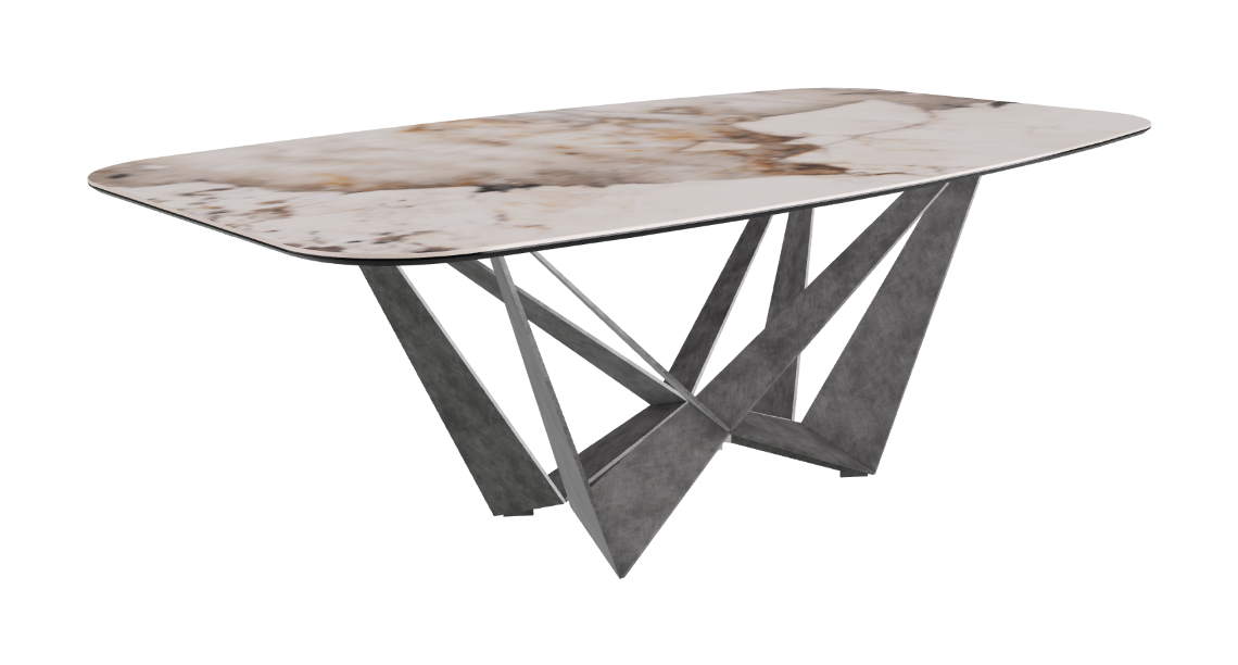 Cattelan Italia Skorpio Keramik Barrel Shaped Dining Table 200 & 240