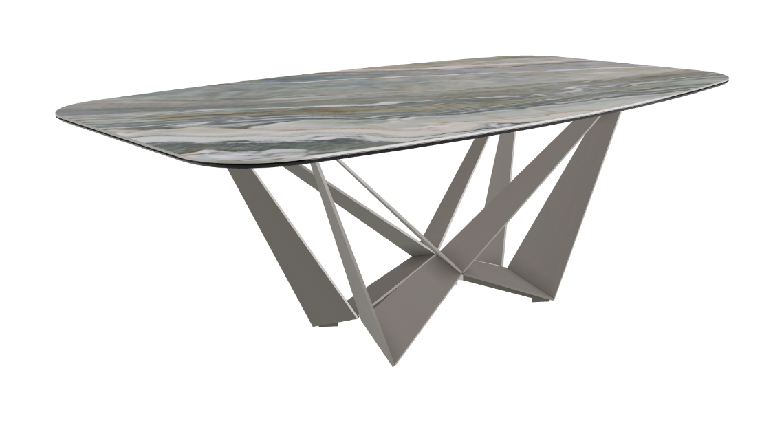 Cattelan Italia Skorpio Keramik Barrel Shaped Dining Table 200 & 240