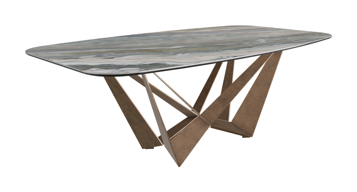 Cattelan Italia Skorpio Keramik Barrel Shaped Dining Table 200 & 240