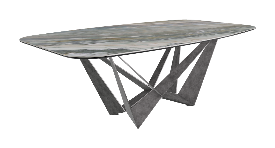 Cattelan Italia Skorpio Keramik Barrel Shaped Dining Table 200 & 240