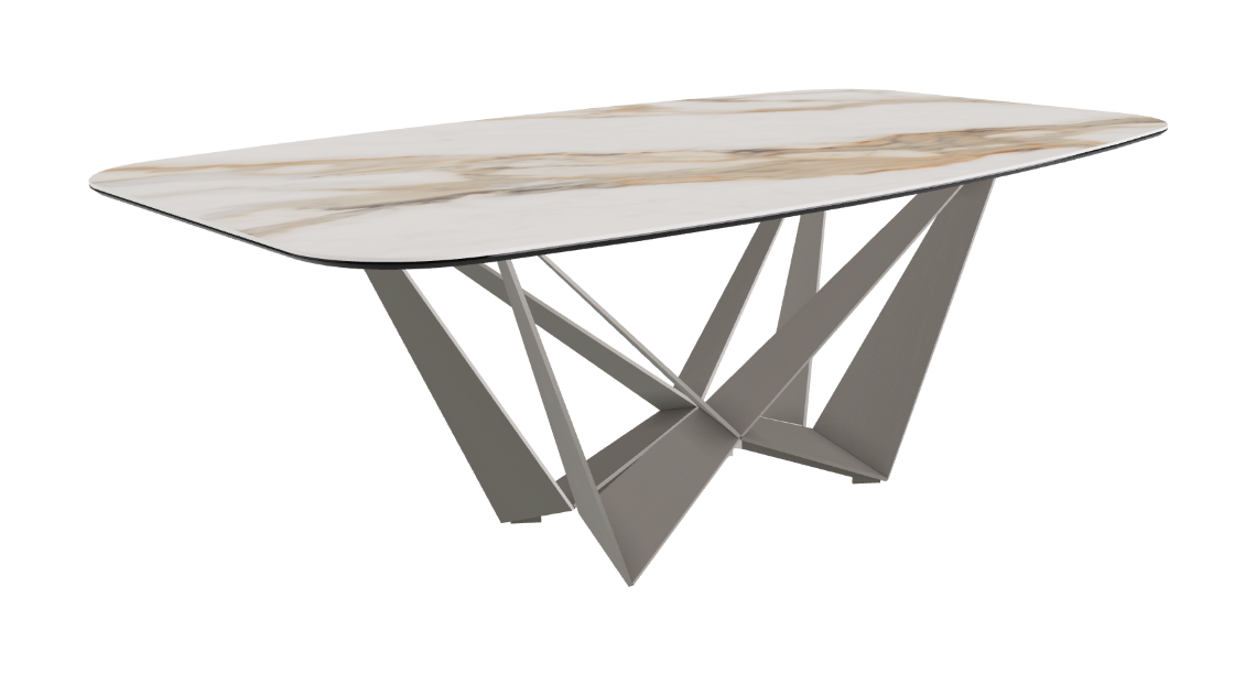 Cattelan Italia Skorpio Keramik Barrel Shaped Dining Table 200 & 240