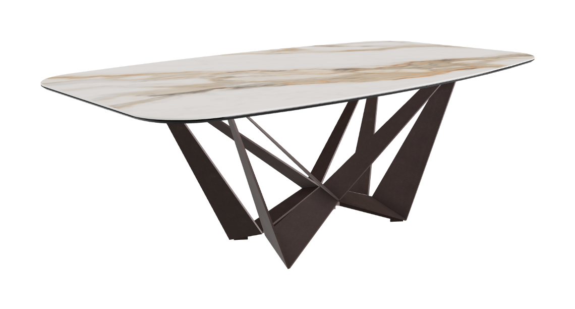 Cattelan Italia Skorpio Keramik Barrel Shaped Dining Table 200 & 240