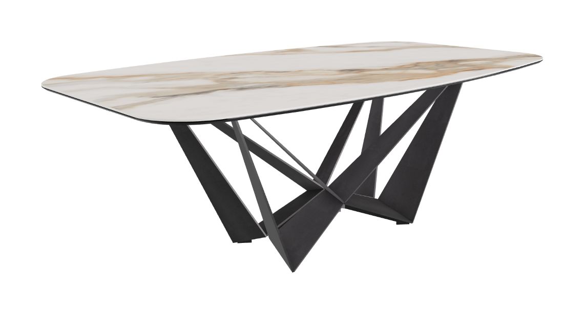 Cattelan Italia Skorpio Keramik Barrel Shaped Dining Table 200 & 240