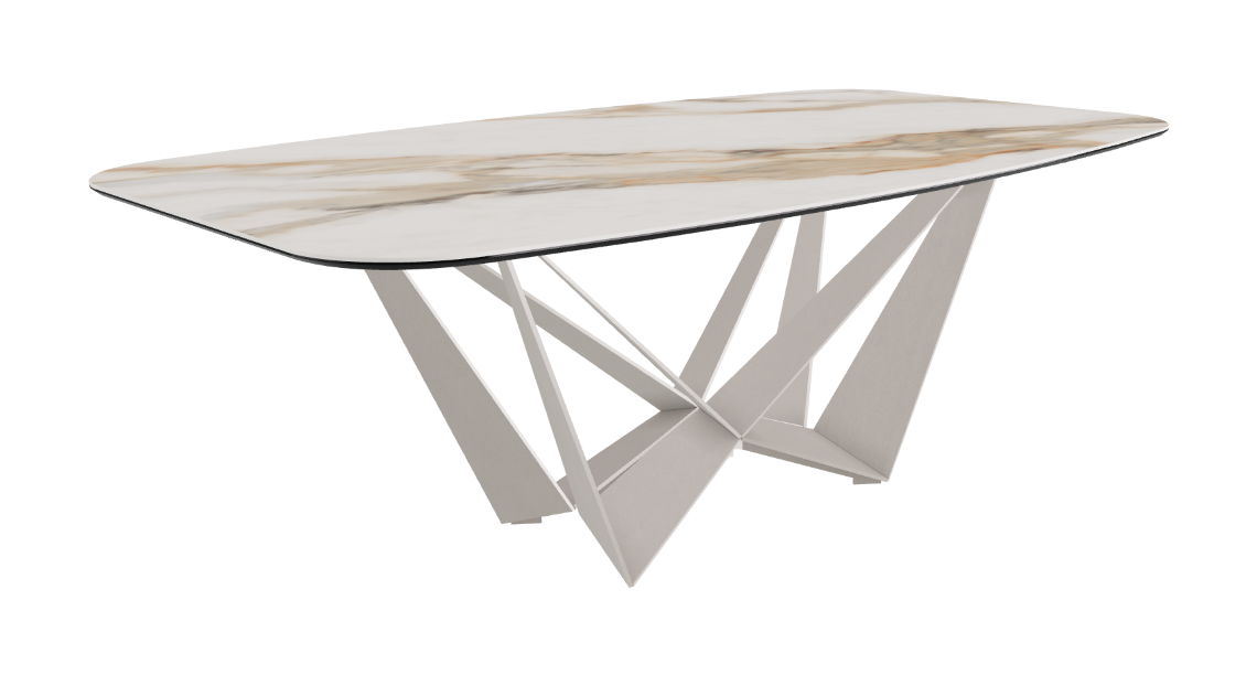 Cattelan Italia Skorpio Keramik Barrel Shaped Dining Table 200 & 240