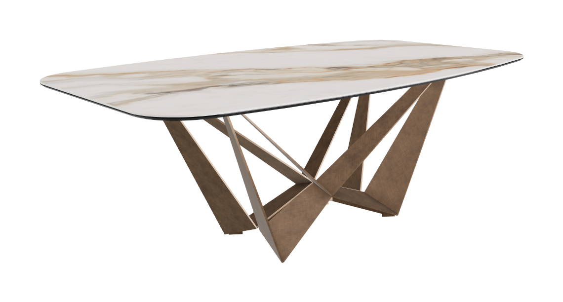 Cattelan Italia Skorpio Keramik Barrel Shaped Dining Table 200 & 240