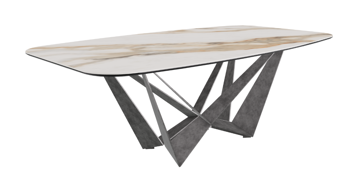 Cattelan Italia Skorpio Keramik Barrel Shaped Dining Table 200 & 240