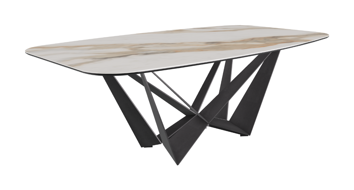 Cattelan Italia Skorpio Keramik Barrel Shaped Dining Table 200 & 240