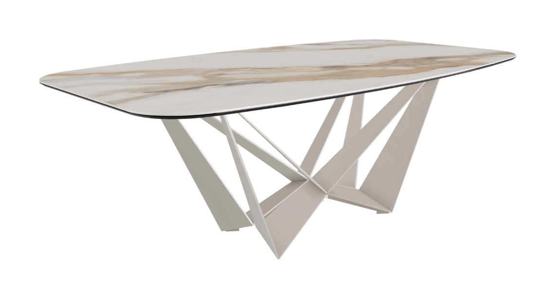 Cattelan Italia Skorpio Keramik Barrel Shaped Dining Table 200 & 240
