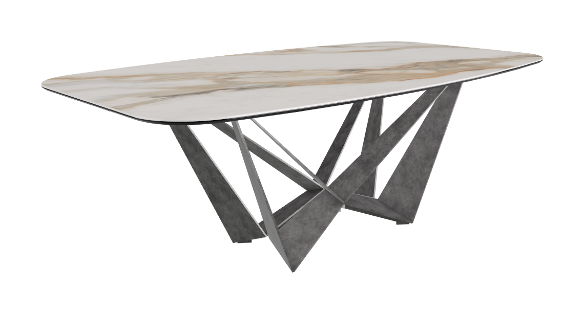 Cattelan Italia Skorpio Keramik Barrel Shaped Dining Table 200 & 240