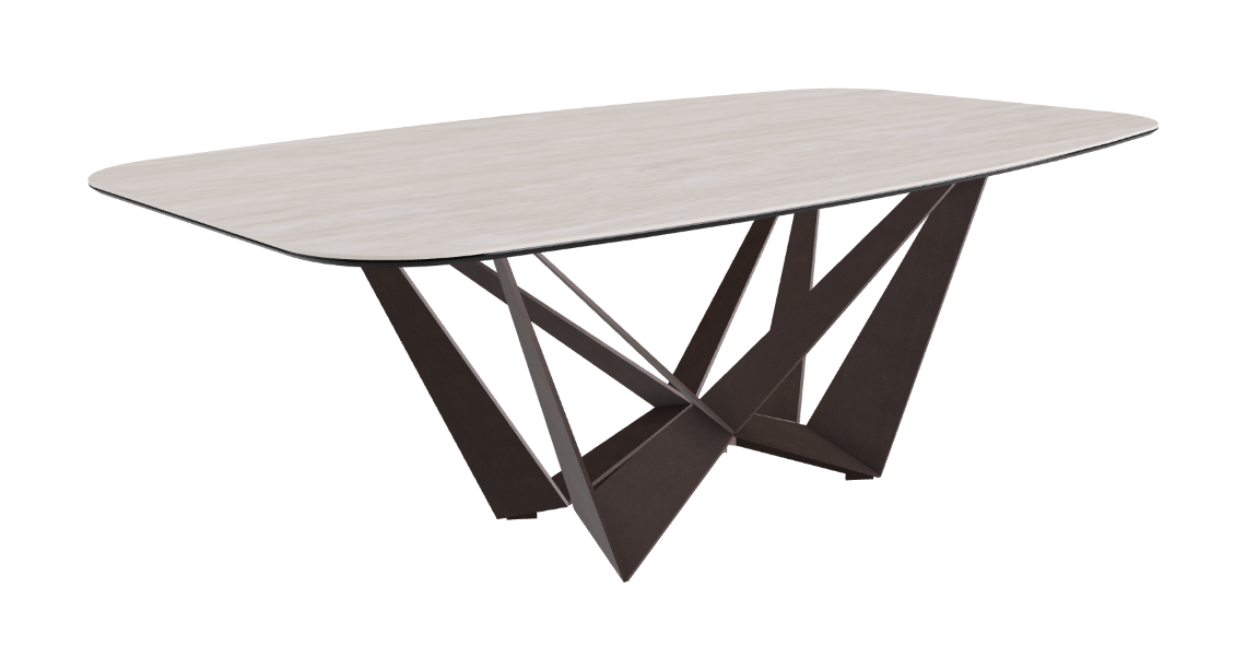 Cattelan Italia Skorpio Keramik Barrel Shaped Dining Table 200 & 240