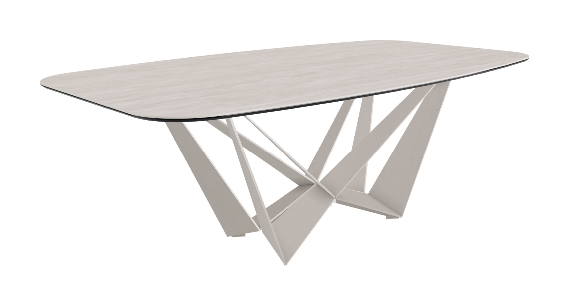 Cattelan Italia Skorpio Keramik Barrel Shaped Dining Table 200 & 240